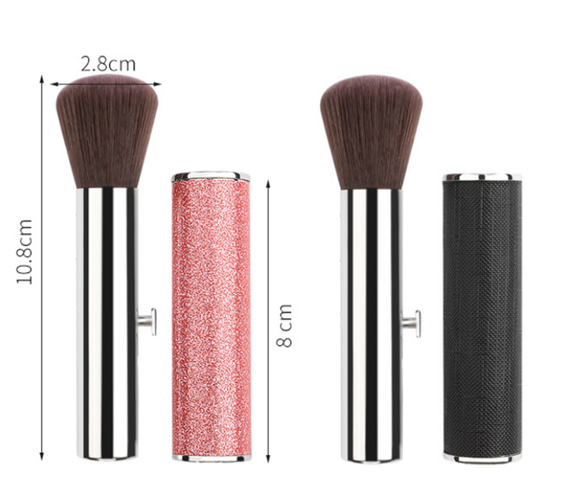 cosmetic promotion gift retractable makeup brushes powder cosmetic blush brush