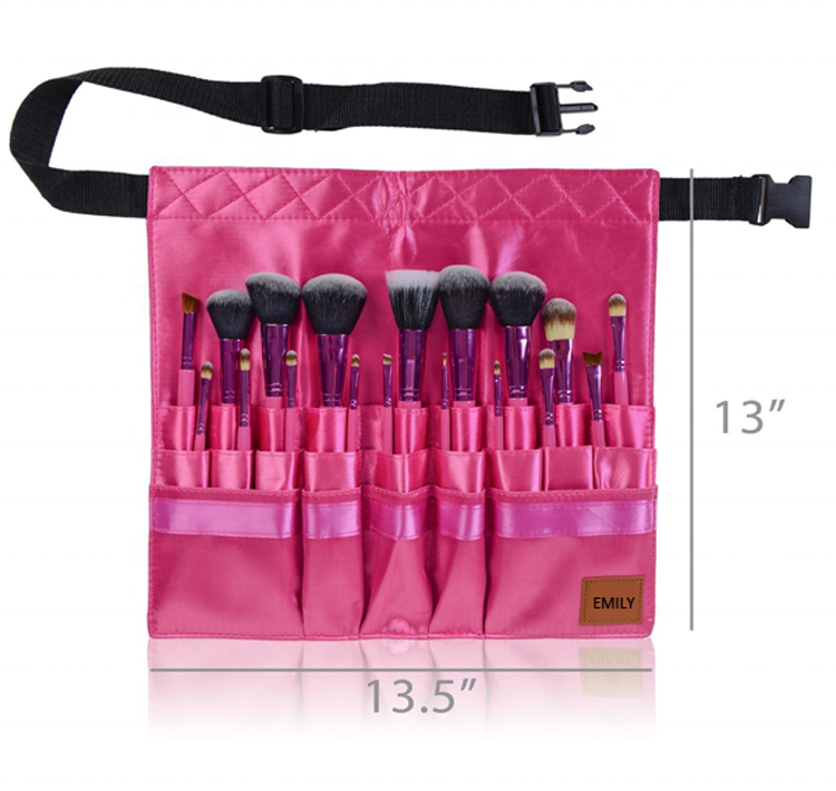 Cosmetic Makeup Brush Apron With Artist Belt Strap Professional Belt Bag Brush bag makeup