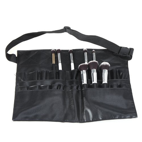 PU Professional Cosmetic Makeup Brush Apron Bag Artist Belt Strap Holder