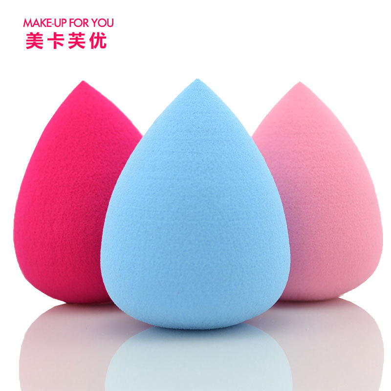 New Fashion Waterdrop Shape Sponge Powder Puff Makeup Sponge Washable Free Samples